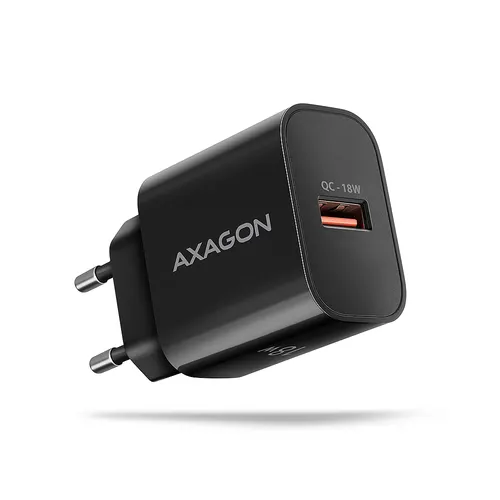 Axagon ACU-QC18 ładowarka do urządzeń przenośnych Telefon komórkowy, Power bank, Smartfon, Smartwatch, Tablet, Uniwersalne Czarny Prąd przemienny Szybkie ładowanie Wewnętrzna