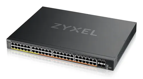 Zyxel XMG2230-52HP Zarządzany L2/L3 2.5G Ethernet (100/1000/2500) Obsługa PoE 1U Czarny
