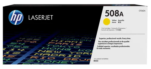 HP 508A oryginalny wkład laserowy, żółty