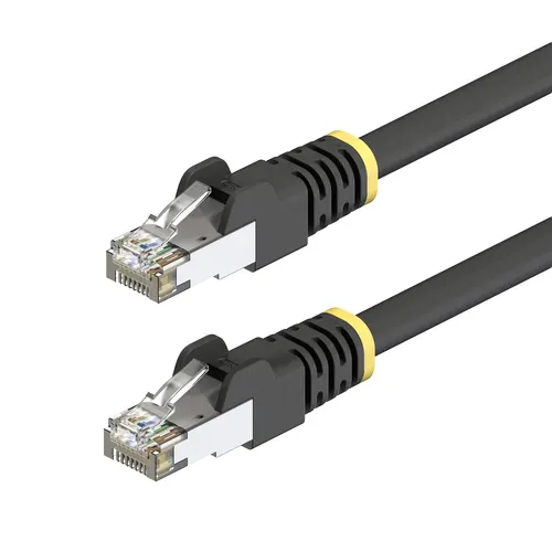 StarTech.com C6APATCHUV7MBK kabel sieciowy Czarny 7 m Cat6a S/FTP (S-STP) Okrągły