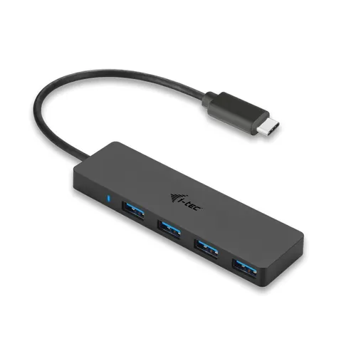 i-tec Advance C31HUB404 huby i koncentratory USB 3.2 Gen 2 (3.1 Gen 2) Type-C 5000 Mbit/s Czarny