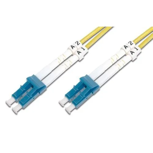 Techly 2m LC/LC 9/125 kabel InfiniBand / światłowodowy Żółty