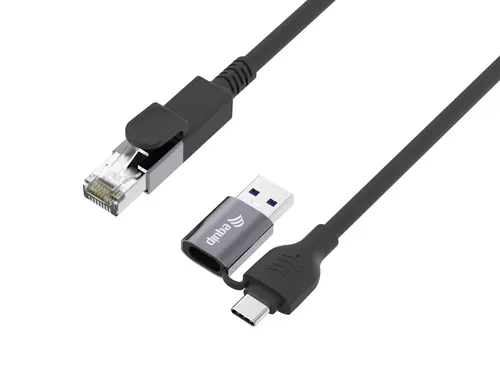 Equip 133104 kabel sieciowy Czarny 5 m