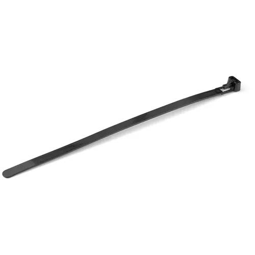 StarTech.com CBMZTRB8BK opaska kablowa Zwalniana opaska kablowa Nylon, Plastik Czarny 100 szt.