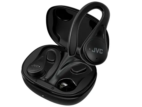 JVC HA-EC25T Zestaw słuchawkowy True Wireless Stereo (TWS) Nauszny, Douszny Połączenia/muzyka Bluetooth Czarny