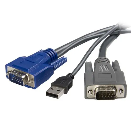 StarTech.com SVUSBVGA6 kabel KVM Czarny 1,8 m