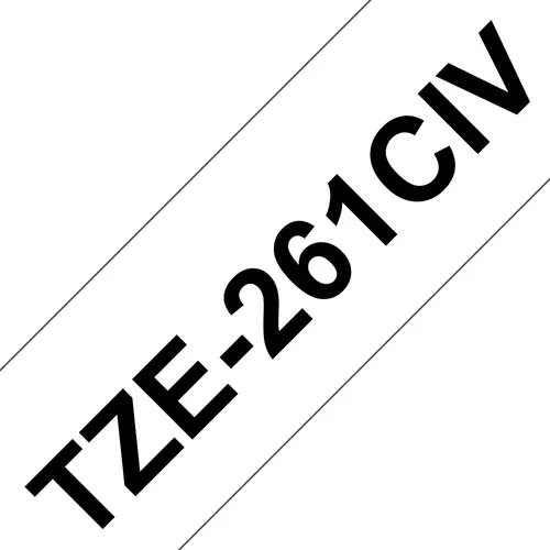 Brother TZE-261CIV taśmy do etykietowania TZ