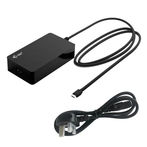 i-tec CHARGER-C140WUK ładowarka do urządzeń przenośnych Laptop, Smartfon, Tablet Czarny Prąd przemienny Wewnętrzna