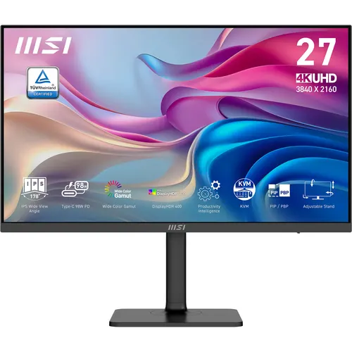 MSI Modern MD272UPHG monitor komputerowy 68,6 cm (27") 3840 x 2160 px 4K Ultra HD Czarny