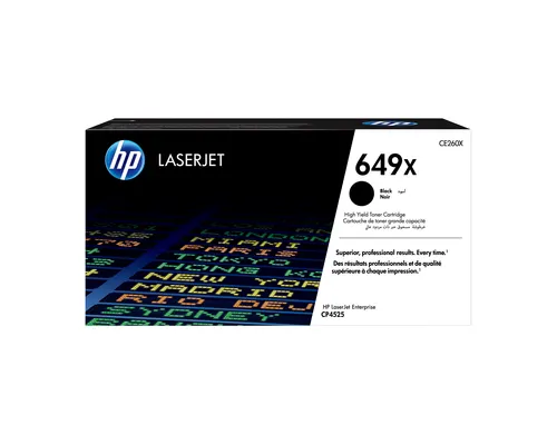 HP 649X oryginalny wkład z czarnym tonerem LaserJet XL