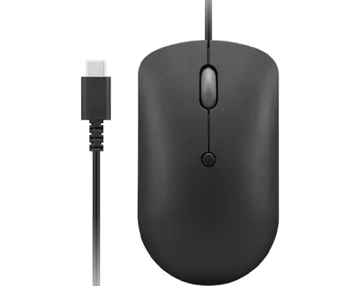 Lenovo GY51D20875 myszka Biuro Oburęczny USB Type-C Optyczny 2400 DPI
