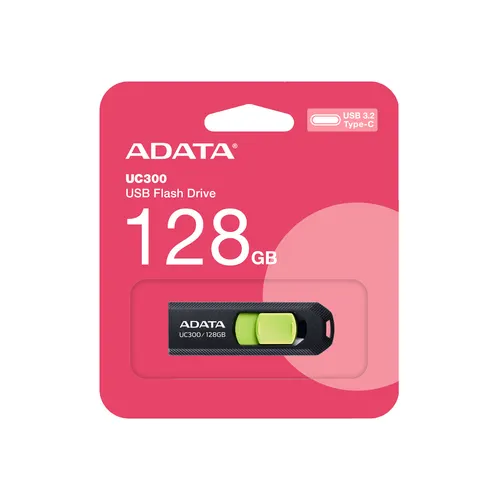 ADATA pendrive 128 GB UC300 ACHO-UC300-128G-RBK/GN