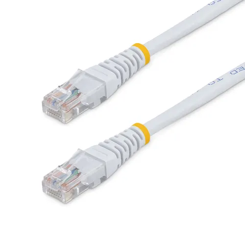 StarTech.com M45PAT15MWH kabel sieciowy Biały 15 m Cat5e U/UTP (UTP)