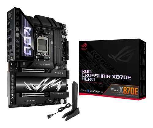 ASUS ROG CROSSHAIR X870E HERO AMD X870E Gniazdo AM5 ATX