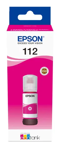 Epson 112 EcoTank Pigment Magenta ink bottle