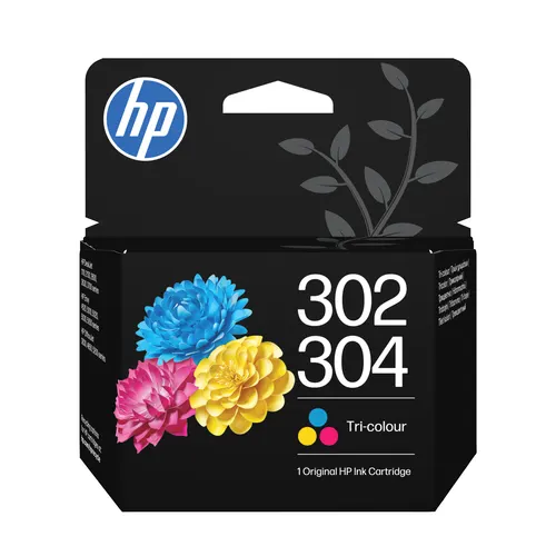 HP Zestaw 2 trójkolorowych/czarnych tuszów 302/304