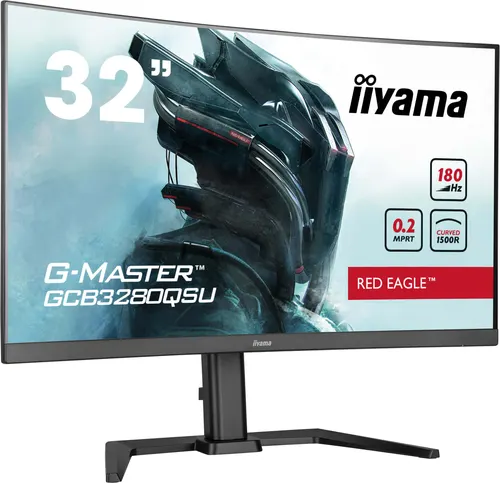 iiyama G-MASTER GCB3280QSU-B2 monitor komputerowy 80 cm (31.5") 2560 x 1440 px Dual QHD LED Czarny