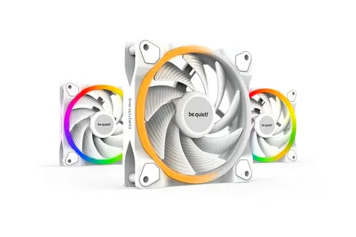 be quiet! Light Wings White, 120mm PWM high-speed Triple-Pack Obudowa komputera Wentylator 12 cm Biały 3 szt.