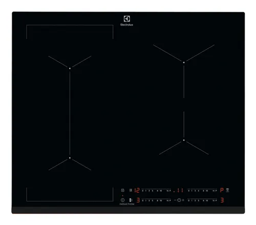 Electrolux EIV63443 Czarny Wbudowany 59 cm Płyta indukcyjna strefowa 4 stref(y)