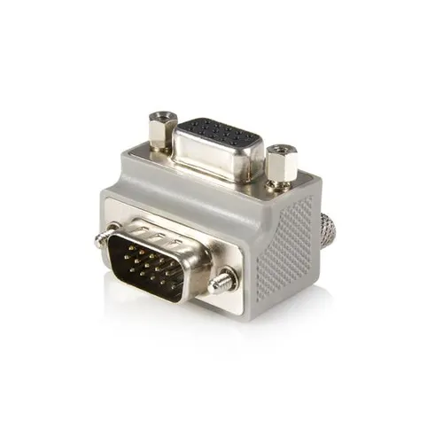 StarTech.com Right Angle VGA / VGA Cable Adapter Type 1 - M/F DB15 Szary