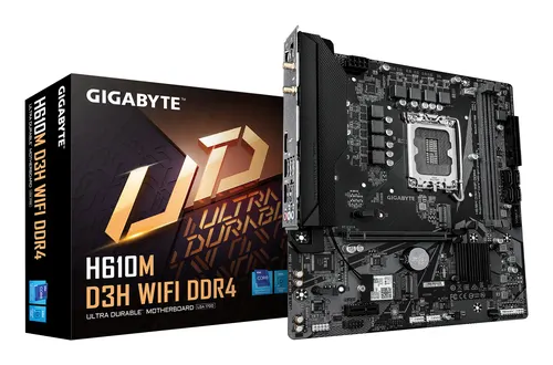 GIGABYTE H610M D3H WIFI DDR4 płyta główna Intel H610 LGA 1700 micro ATX