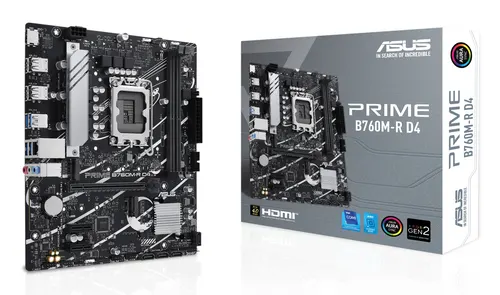 ASUS PRIME B760M-R D4 Intel B760 LGA 1700 micro ATX