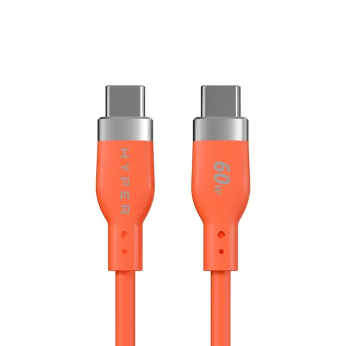 Targus HyperJuice Flex kabel USB USB 2.0 1,5 m USB C 0,48 Gbit/s 60 W Pomarańczowy