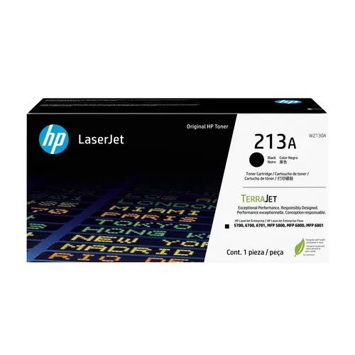 HP Oryginalnym wkładem z czarnym tonerem 213A LaserJet