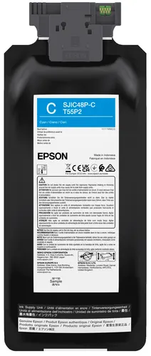 Epson SJIC48P-C nabój z tuszem 1 szt. Oryginalny Standardowa wydajność Cyjan