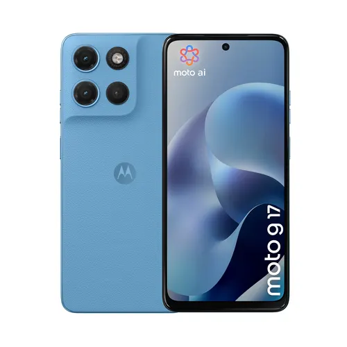 Motorola moto g17 17,1 cm (6.72") Dual SIM Android 15 USB Type-C 8 GB 128 GB 5200 mAh Niebieski
