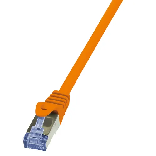 LogiLink 0.25m Cat.6A 10G S/FTP kabel sieciowy Pomarańczowy 0,25 m Cat6a S/FTP (S-STP)