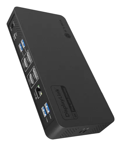 ICY BOX IB-DK2255AC Przewodowa USB 3.2 Gen 2 (3.1 Gen 2) Type-C Czarny