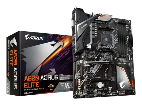 GIGABYTE A520 AORUS ELITE płyta główna AMD A520 Socket AM4 ATX