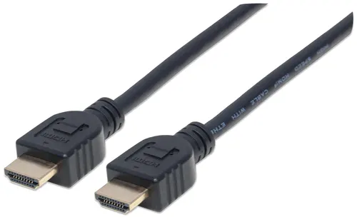 Manhattan 353939 kabel HDMI 2 m HDMI Typu A (Standard) Czarny