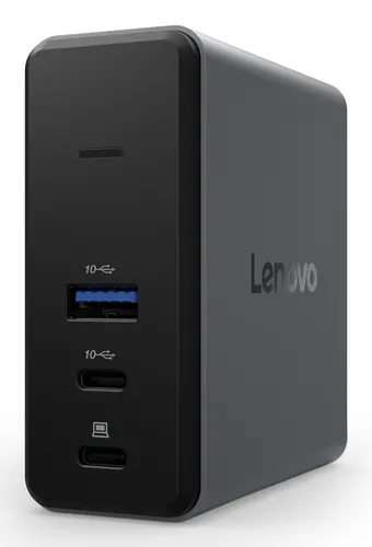 Lenovo X9 Charging GaN Dock Przewodowa USB 3.2 Gen 2 (3.1 Gen 2) Type-C Szary