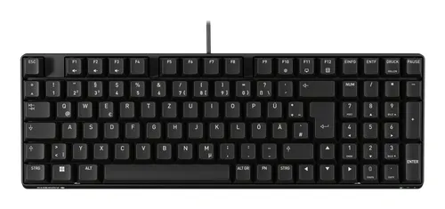 CHERRY K37ID klawiatura Przemysłowy USB QWERTZ Niemiecki Czarny