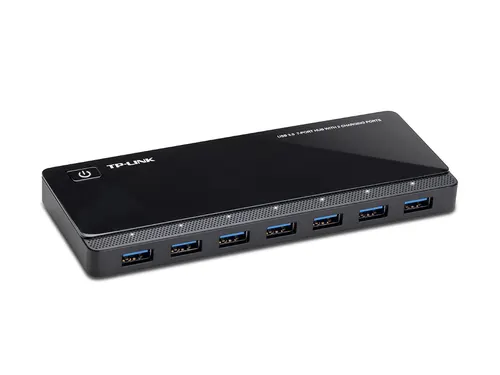 TP-Link UH720 huby i koncentratory USB 3.2 Gen 1 (3.1 Gen 1) Micro-B 5000 Mbit/s Czarny