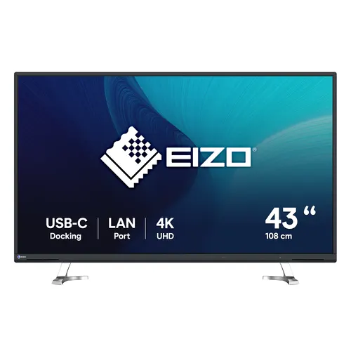 EIZO FlexScan EV4340X-BK monitor komputerowy 108 cm (42.5") 3840 x 2160 px 4K Ultra HD LCD Czarny