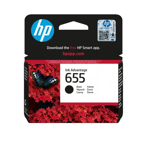 HP 655 oryginalny wkład atramentowy Ink Advantage czarny (CZ109AE)