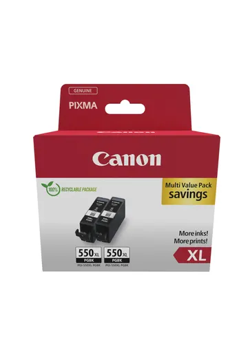 Canon 6431B010 nabój z tuszem 2 szt. Oryginalny Czarny