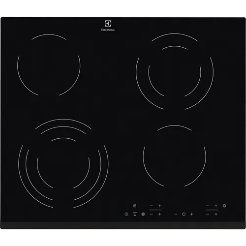 Electrolux EHF6343FOK Czarny Wbudowany 60 cm Ceramiczna 4 stref(y)