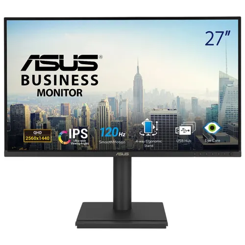 ASUS BE27AQG monitor komputerowy 68,6 cm (27") 2560 x 1440 px Quad HD LCD Czarny