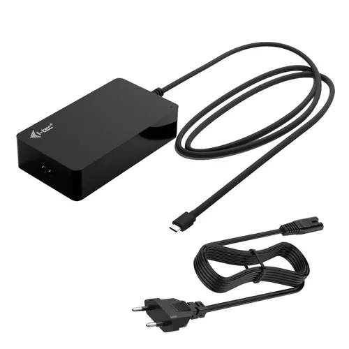 i-tec CHARGER-C140W ładowarka do urządzeń przenośnych Laptop, Smartfon, Tablet Czarny Prąd przemienny Wewnętrzna