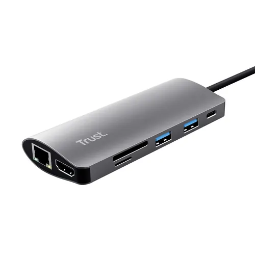 Trust Dalyx adapter Wewnętrzny HDMI, RJ-45, USB 3.2 Gen 1 (3.1 Gen 1)