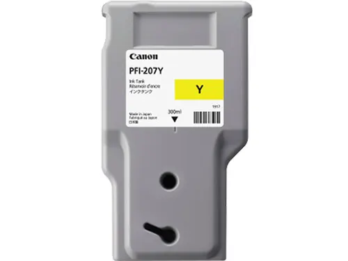 Canon PFI-207 Y nabój z tuszem 1 szt. Oryginalny Żółty