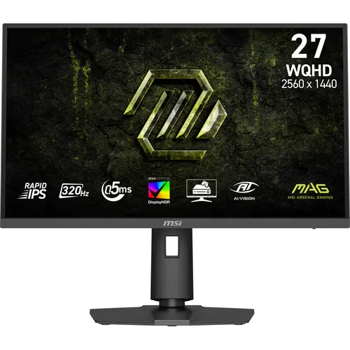 MSI MAG 274QPF X32 monitor komputerowy 68,6 cm (27") 2560 x 1440 px Wide Quad HD LCD Czarny