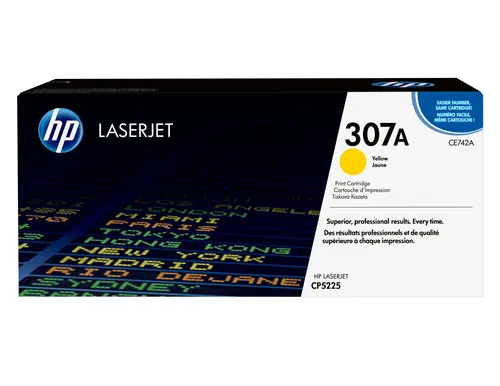 HP 307A oryginalny wkład z żółtym tonerem LaserJet