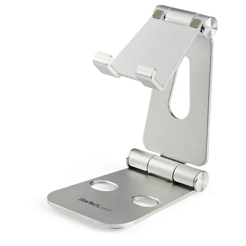 StarTech.com USPTLSTND uchwyt Stojak multimedialny Telefon komórkowy/Smartfon, Tablet/UMPC Srebrny