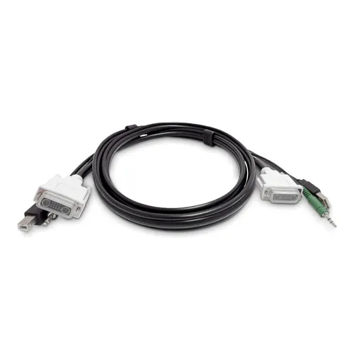 StarTech.com SKDVMMKVM06-TAA kabel KVM Czarny 1,8 m