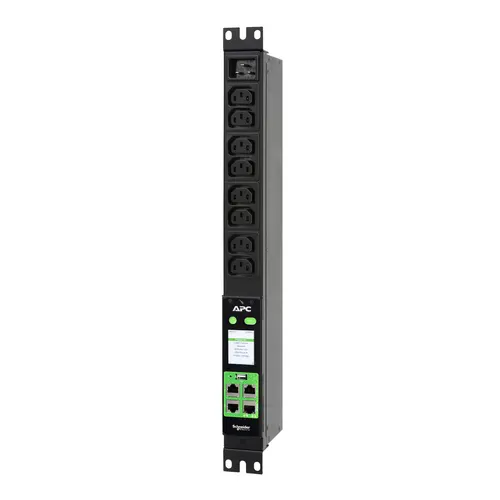 APC EPDU2016M rozdzielacz zasilania PDU 8 x gniazdo sieciowe 1U Czarny